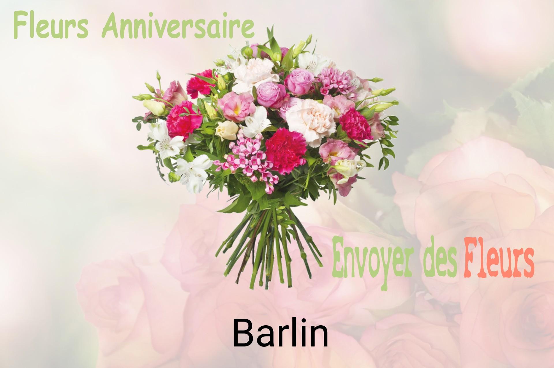 Bouquet de fleurs d’anniversaire livré à Barlin
